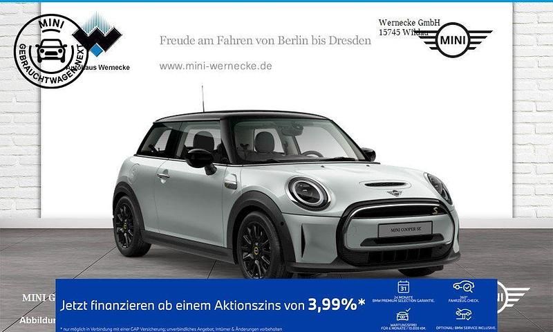 White silver Gebraucht 2021 Mini Cooper SE Hatch Kleinwagen | 17.848 € (Fairer Preis) - Bild 1/4
