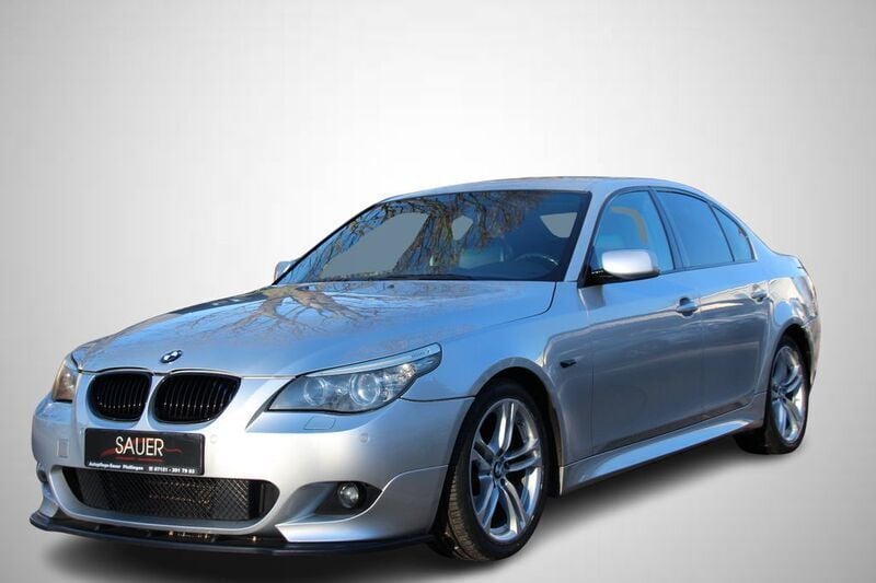 Silber Gebraucht 2008 BMW 525 Shadowline Limousine | 14.980 € - Bild 1/4