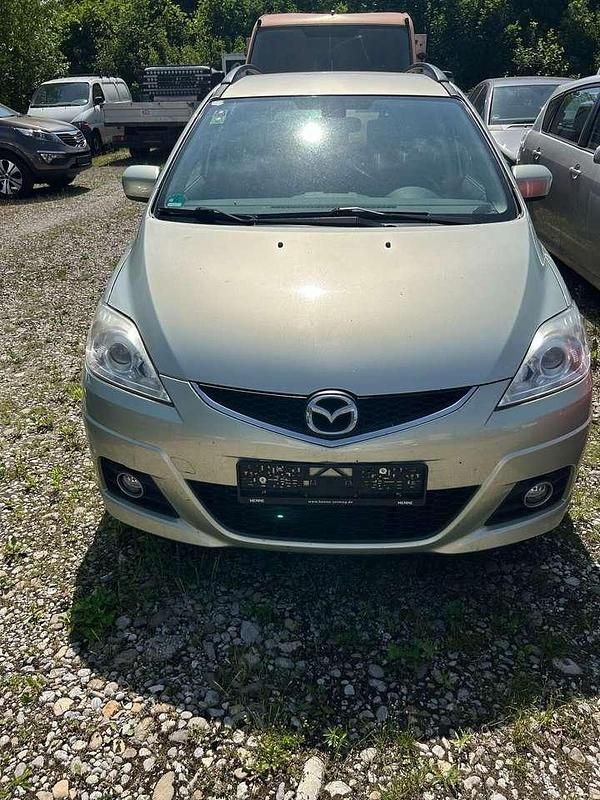 Gebraucht Mazda 5 Exclusive 145 PS (106 kW) 2009 Atongelb metallic Van / Kleinbus