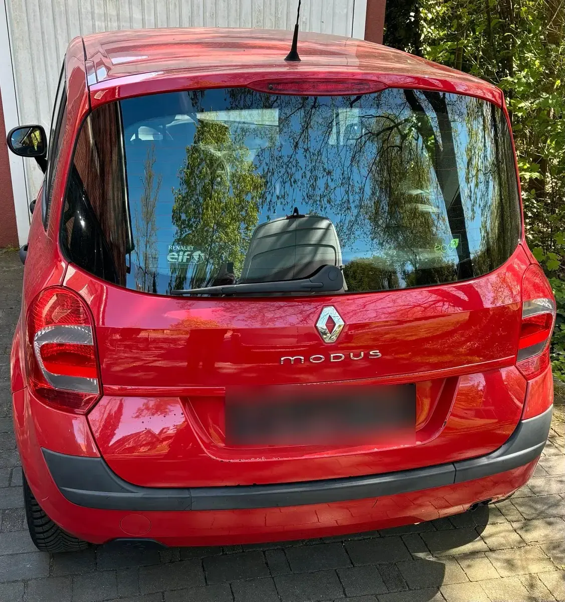Usado Renault Modus Dynamique 101 HP (74 kW) 2008 Vermelho Monovolume
