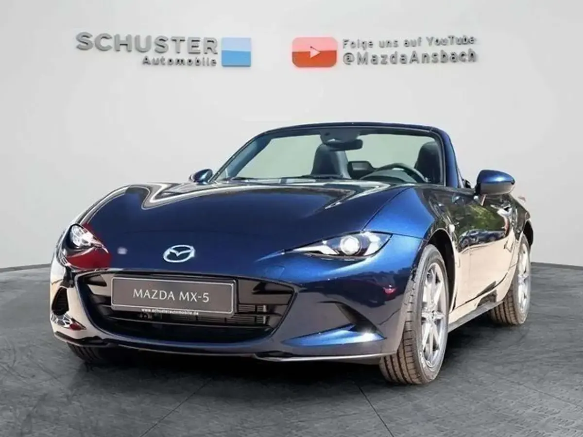 Neu Mazda MX5 Exclusive-Line 132 PS (97 kW) 2026 Blau Cabrio