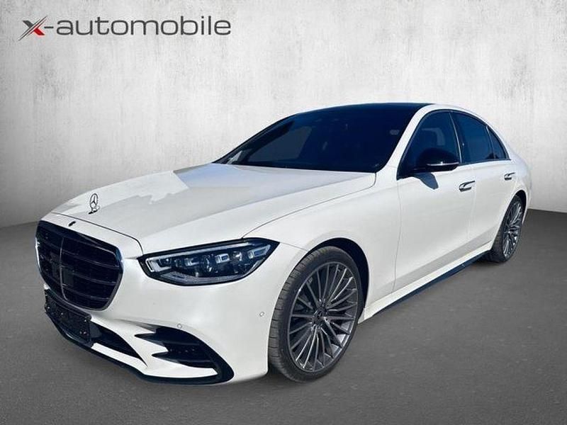Weiß diamantweiss metalliclack (metallic) Gebraucht 2023 Mercedes S400 AMG Limousine | 104.900 € - Bild 1/4