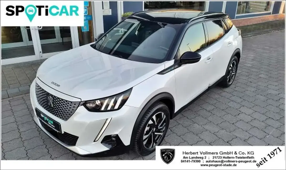 Gebraucht Peugeot e-2008 GTi 100 kW (136 PS) 2021 Weiß SUV
