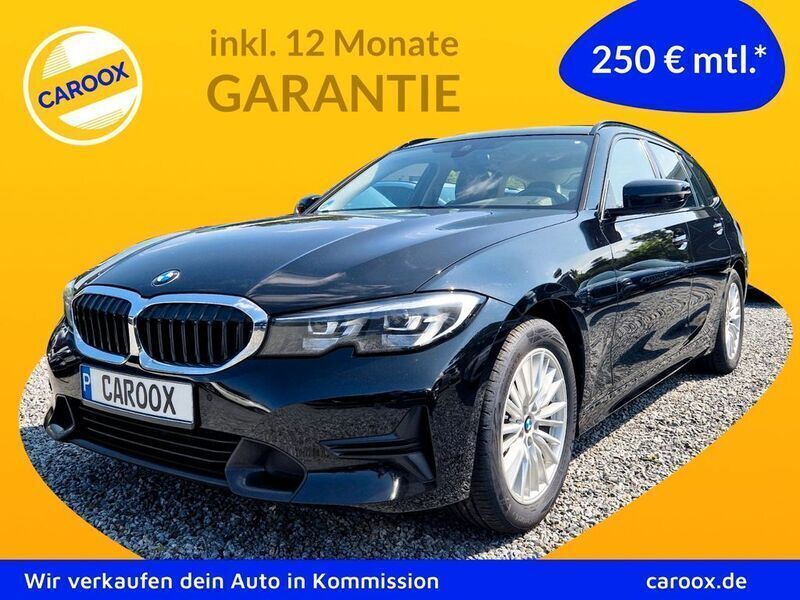 Schwarz ii Gebraucht 2022 BMW 318 Sport Line Kombi | 19.990 € (Guter Preis) - Bild 1/4