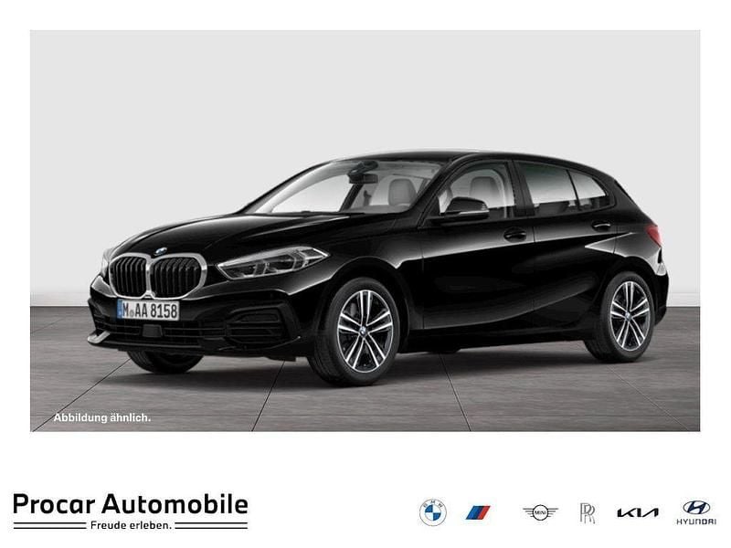 Schwarz Gebraucht 2022 BMW 118 Advantage Kleinwagen | 21.490 € (Fairer Preis) - Bild 1/4