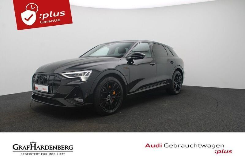 Mythosschwarz metallic Gebraucht 2023 Audi e-tron S-Line SUV | 47.980 € (Teuer) - Bild 1/4