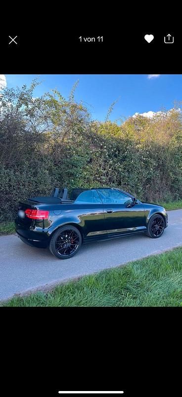 Gebraucht Audi A3 Cabriolet Comfort 160 PS (117 kW) 2010 Schwarz Cabrio