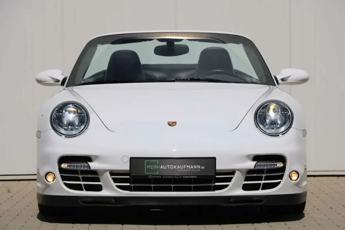 Gebraucht Porsche 997 Turbo 480 PS (353 kW) 2008 Weiß Cabrio