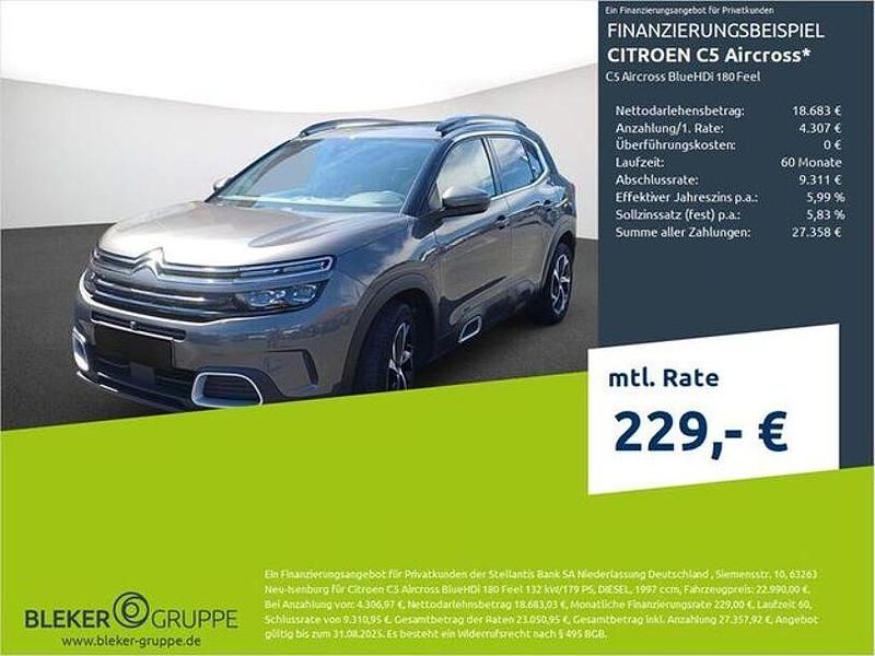 Grau Gebraucht 2020 Citroën C5 Limousine | 22.990 € - Bild 1/3