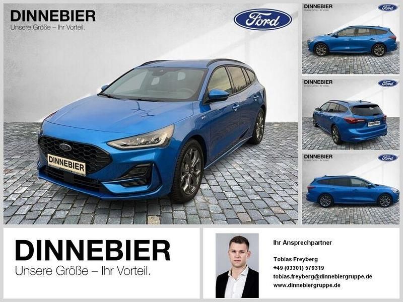 Blau (metallic) Gebraucht 2023 Ford Focus ST-Line Kombi | 23.690 € (Fairer Preis) - Bild 1/4