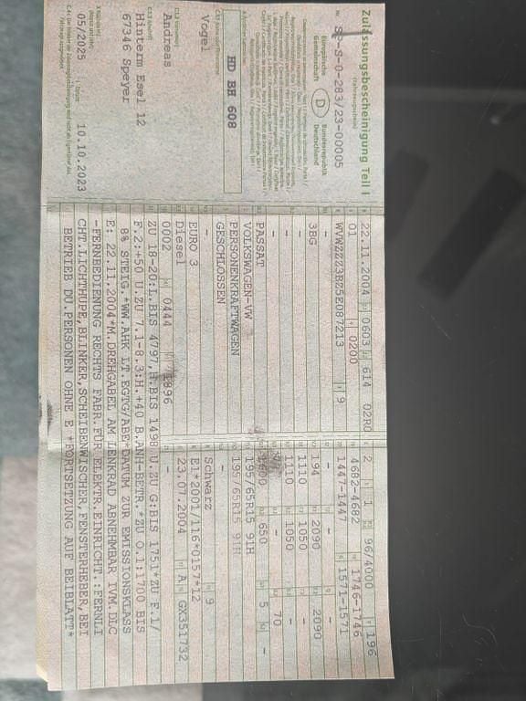 Gebraucht VW Passat Exclusive 131 PS (96 kW) 2004 Schwarz Limousine