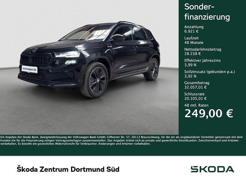Schwarzmagic perleffekt Gebraucht 2025 Skoda Karoq SportLine SUV | 35.159 € (Fairer Preis) - Bild 1/4