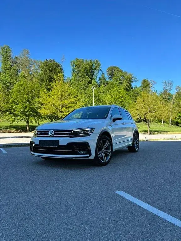 Gebraucht VW Tiguan R-line 116 PS (85 kW) 2018 Weiß SUV