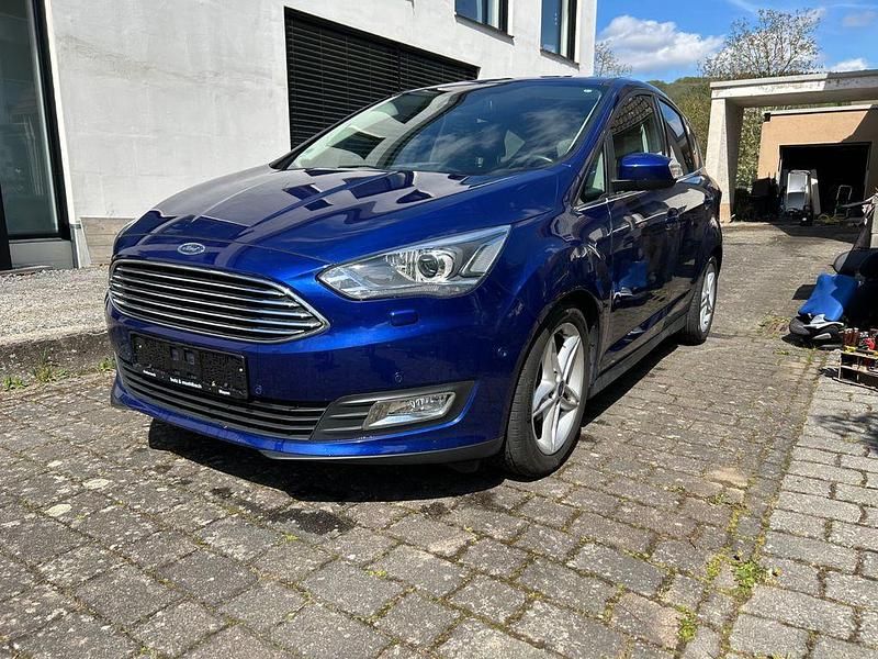 Blau Gebraucht 2018 Ford C-MAX Sport Van / Kleinbus | 8.990 € (Superpreis) - Bild 1/4