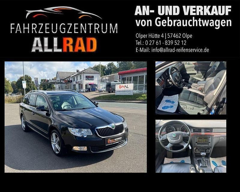 Schwarz Gebraucht 2010 Skoda Superb Elegance Kombi | 8.999 € (Etwas zu teuer) - Bild 1/4