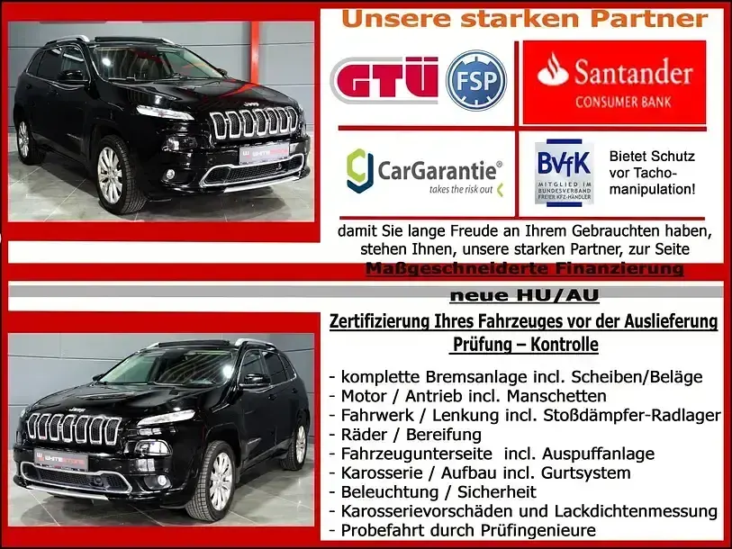 Gebraucht Jeep Cherokee Overland 200 PS (147 kW) 2017 Schwarz (metallic) SUV