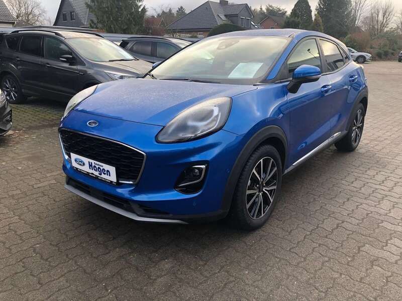 Gebraucht Ford Puma Titanium 125 PS (91 kW) 2020 Dynamicblau metallic Coupé