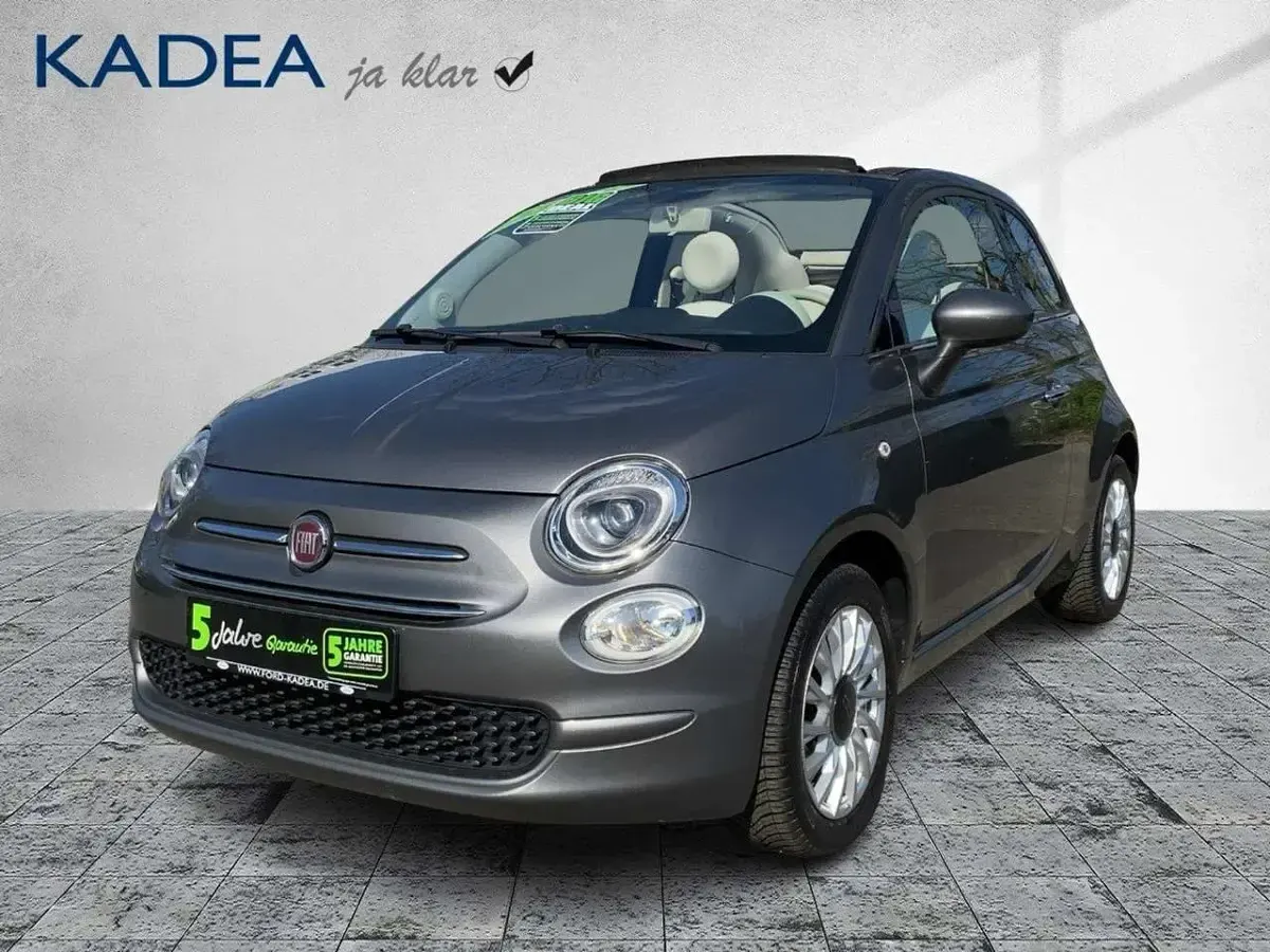Gebraucht Fiat 500C Lounge 69 PS (50 kW) 2019 Colore esterno (pompei grau) Cabrio