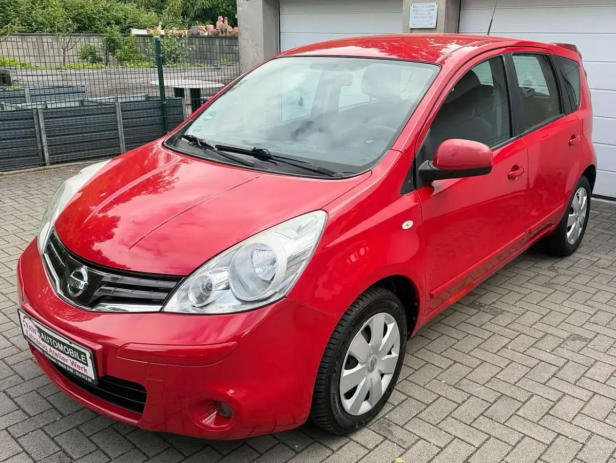 Gebraucht Nissan Note Acenta 88 PS (64 kW) 2009 Red (s) Kleinwagen