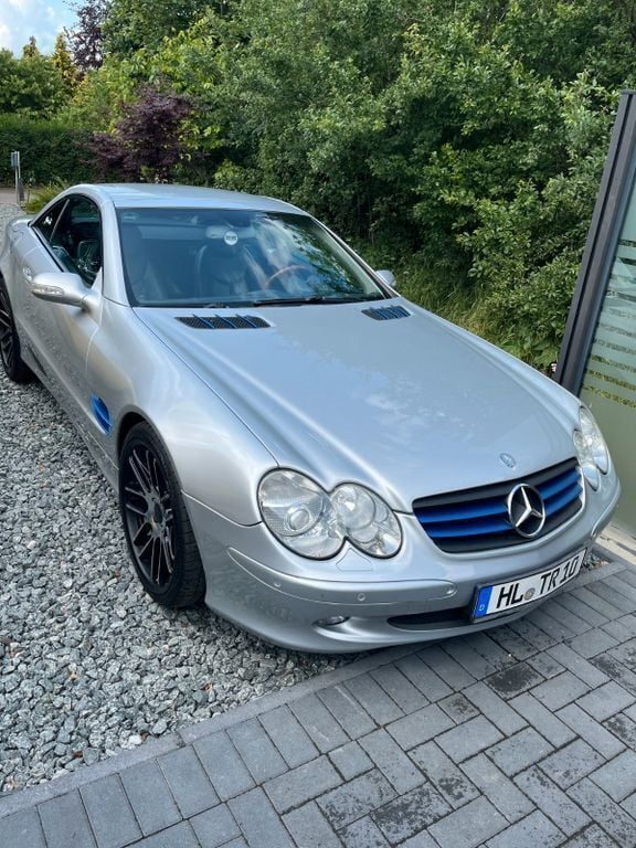 Silber Gebraucht 2002 Mercedes SL500 Cabrio | 15.400 € - Bild 1/4
