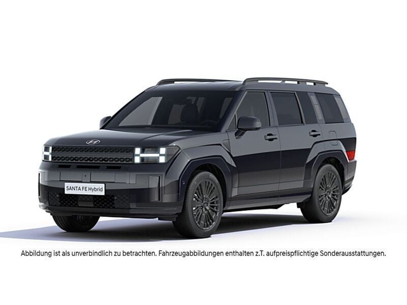 Schwarz Neu 2025 Hyundai Santa Fe Blackline SUV | 62.640 € - Bild 1/4