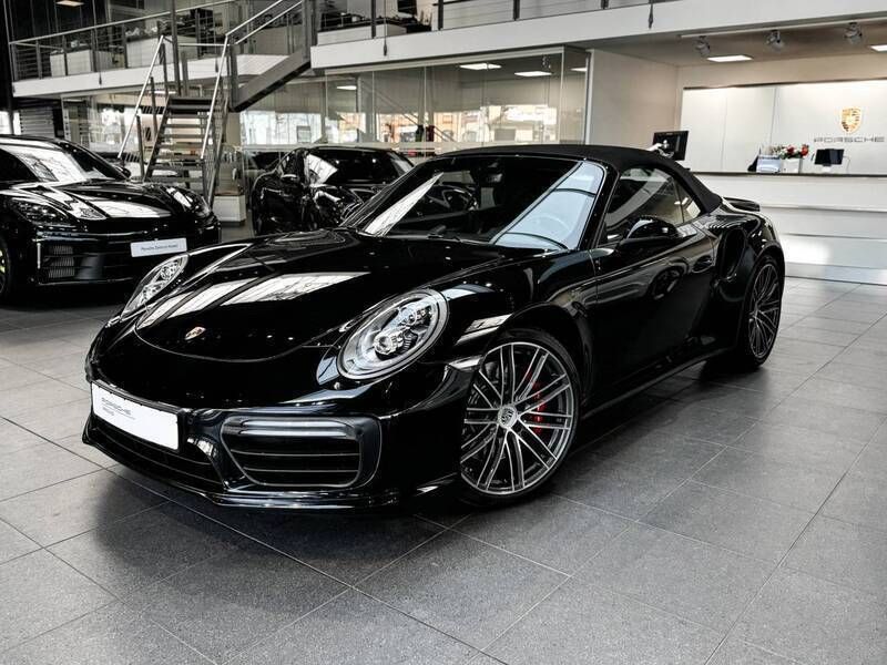 Tiefschwarzmetallic Gebraucht 2017 Porsche 911 Turbo Cabrio | 133.500 € (Superpreis) - Bild 1/4
