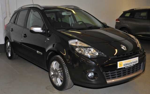 Gebraucht Renault Clio GrandTour Night&Day 75 PS (55 kW) 2011 Schwarz metallic Kombi