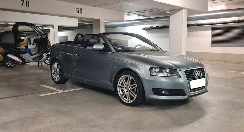 Grau Gebraucht 2008 Audi A3 Cabriolet Ambition Cabrio | 4.999 € (Superpreis) - Bild 1/4