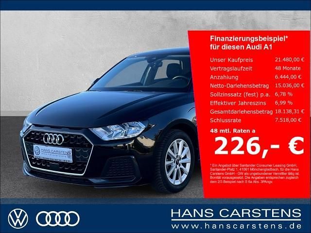 Schwarz Gebraucht 2021 Audi A1 Sportback Advanced Kleinwagen | 21.480 € (Fairer Preis) - Bild 1/4