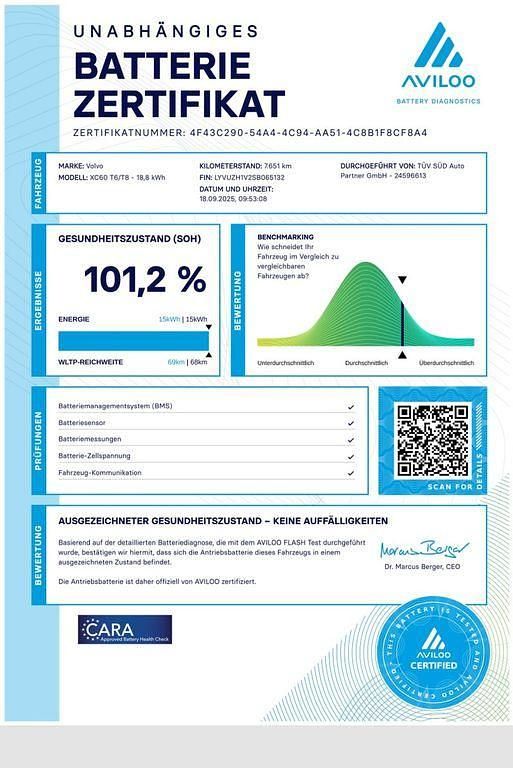 Gebraucht Volvo XC60 Plus 253 PS (186 kW) 2024 Onyx black / metallic SUV