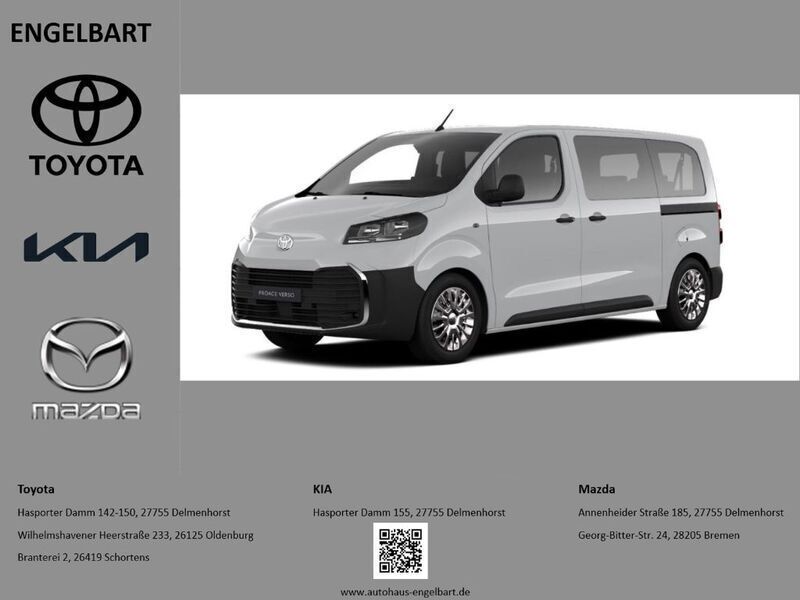 Icy white Neu 2025 Toyota Proace Verso Comfort Kombi | 40.890 € (Superpreis) - Bild 1/1