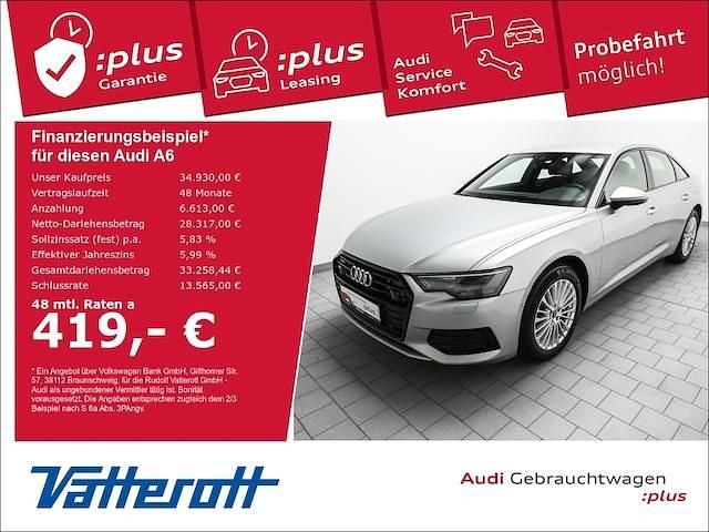Florettsilber metallic Gebraucht 2021 Audi A6 Ambiente Limousine | 32.930 € (Guter Preis) - Bild 1/4