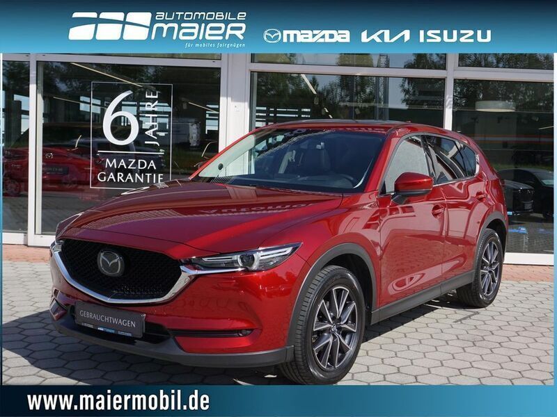 Rot Gebraucht 2018 Mazda CX-5 Sports-Line SUV | 20.750 € (Teuer) - Bild 1/4