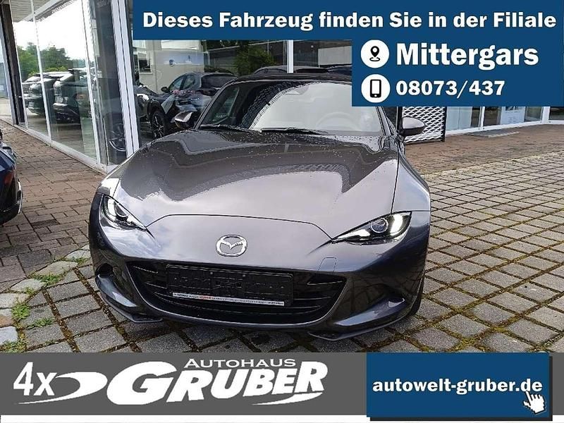 Machine gray Neu 2025 Mazda MX5 Exclusive-Line Cabrio | 28.499 € (Superpreis) - Bild 1/4
