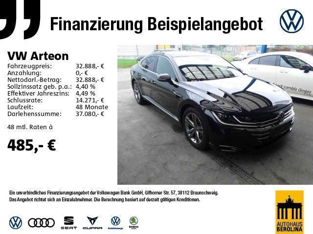 Schwarz Gebraucht 2022 VW Arteon R-line Limousine | 32.888 € (Fairer Preis) - Bild 1/3