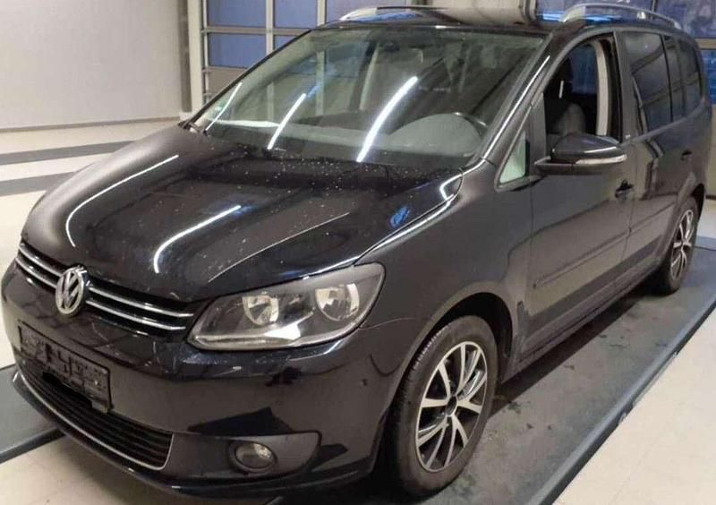 Gebraucht VW Touran Style 140 PS (102 kW) 2012 Schwarz Van / Kleinbus