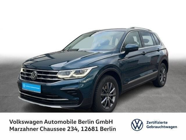 Nightshade blue metallic Gebraucht 2023 VW Tiguan Elegance SUV | 37.889 € (Fairer Preis) - Bild 1/3