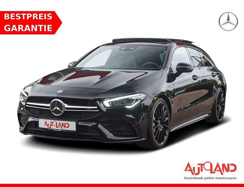 Schwarz (metallic) Gebraucht 2020 Mercedes CLA35 AMG AMG Kombi | 35.990 € (Fairer Preis) - Bild 1/4