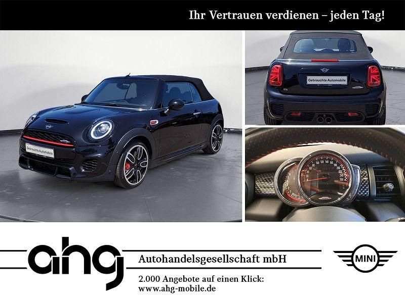 Midnight black metallic Gebraucht 2019 Mini John Cooper Works Cabriolet Sport Cabrio | 23.860 € (Fairer Preis) - Bild 1/4
