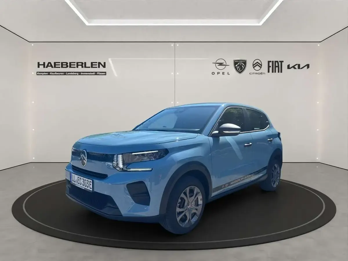 Neu Citroën e-C3 83 kW (113 PS) 2026 Blau Limousine