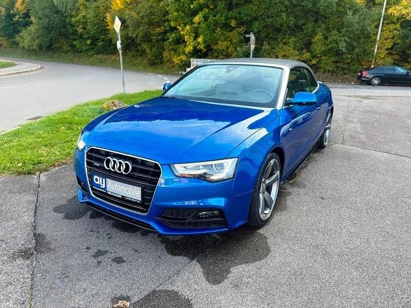 Blau Gebraucht 2016 Audi A5 Cabriolet S-Line Cabrio | 15.500 € (Superpreis) - Bild 1/4