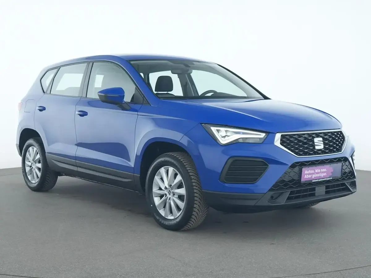 Usado Seat Ateca Reference 116 HP (85 kW) 2022 Azul SUV