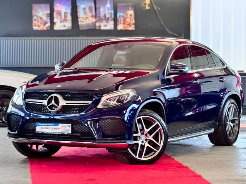 Blau Gebraucht 2017 Mercedes GLE350 AMG Coupé | 37.700 € (Superpreis) - Bild 1/4