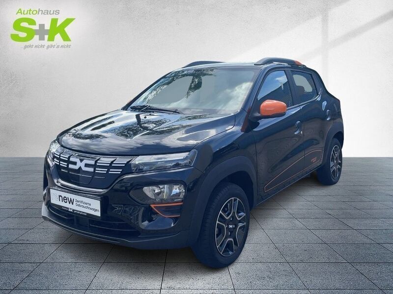 Magmaschwarz (schwarz) Gebraucht 2023 Dacia Spring Essentiel Kleinwagen | 11.980 € (Fairer Preis) - Bild 1/4