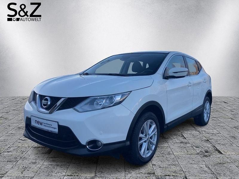 Weiß Gebraucht 2016 Nissan Qashqai Acenta SUV | 11.480 € (Fairer Preis) - Bild 1/4