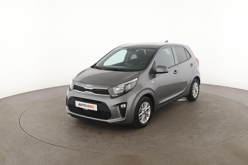 Grau Gebraucht 2022 Kia Picanto DREAM-TEAM Edition Kleinwagen | 14.660 € (Teuer) - Bild 1/3