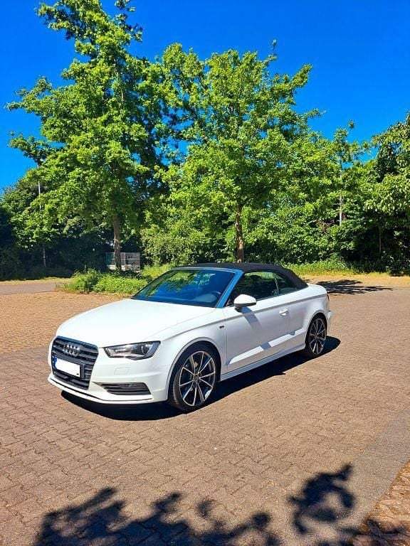 Weiß Gebraucht 2015 Audi A3 Cabriolet S-line plus Cabrio | 15.500 € (Guter Preis) - Bild 1/4