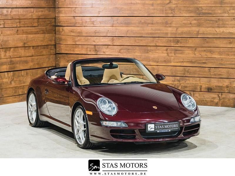 Carmonarot Gebraucht 2005 Porsche 911 Carrera S Cabriolet Chrono Cabrio | 59.990 € - Bild 1/4