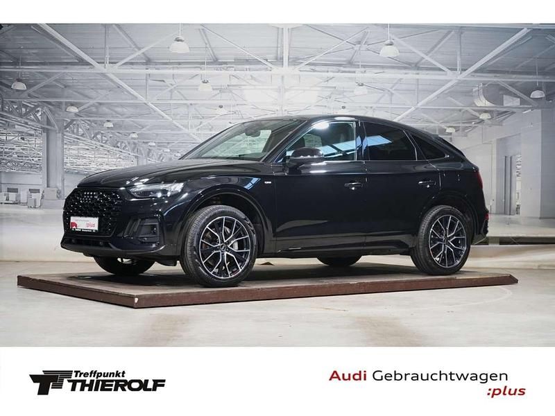 Mythosschwarz metallic Gebraucht 2022 Audi Q5 Sportback S-Line SUV | 49.480 € (Fairer Preis) - Bild 1/4