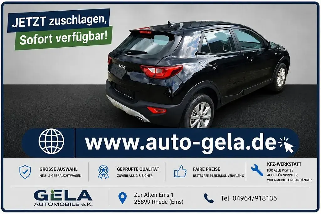 Brugt Kia Stonic Edition 7 84 HK (61 kW) 2023 Sort SUV